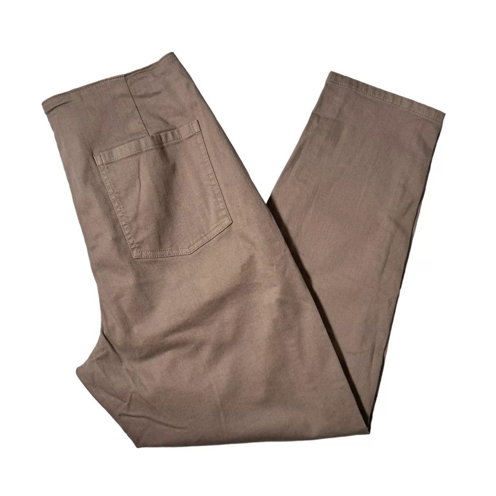 Eileen Fisher Women’s Size 8 Organic Cotton Pleated Denim Ankle Pants